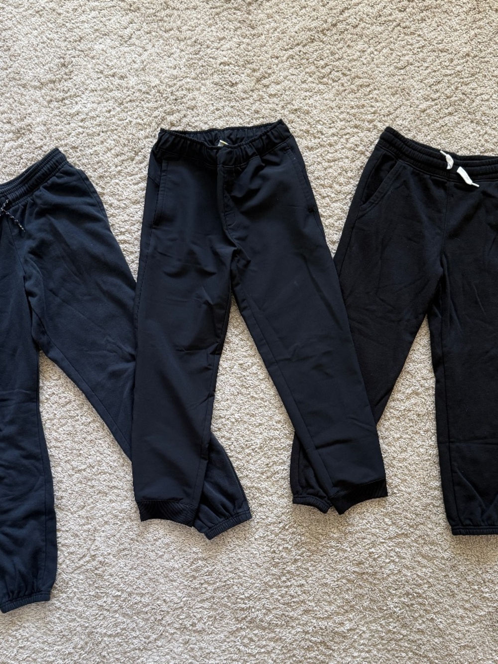 3-Pair Bundle Boys Jogger Pants Under Armour, Old Navy, Cat & Jack